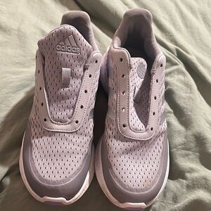 Adidas Light Gray Athletic Shoes
